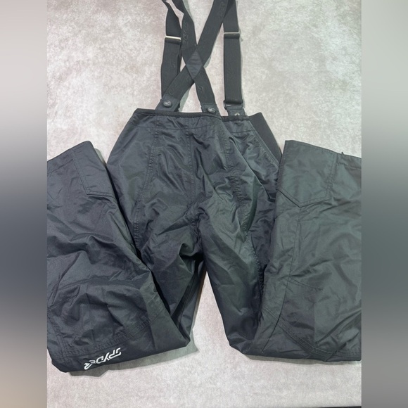 Black Spyder Insolate Ski  Pants with adjustable straps - Picture 6 of 11